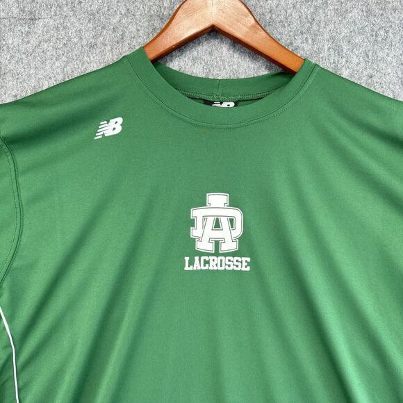 DA Lacrosse New Balance Shirt‎ Mens XL Green Long Sleeve Jersey Top Vtg Made USA - Picture 3 of 7